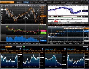 Station de trading Bloomberg