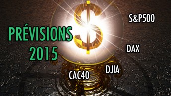 Prévisions 2015: CAC40, DAX, FTSE & S&P500