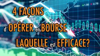 4 façons d'opérer en bourse: laquelle est efficace?