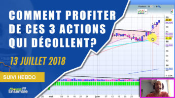 Comment profiter de ces 3 actions qui décollent pendant l'été (Suivi hebdo bourse 13 juillet 2018)