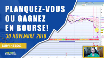 PLANQUEZ-vous ou GAGNEZ en bourse! (Suivi hebdo bourse 30 novembre 2018)