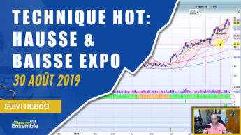 TECHNIQUE HOT: Hausse & Baisse Expo! (Suivi Hebdo Bourse 30 août 2019)