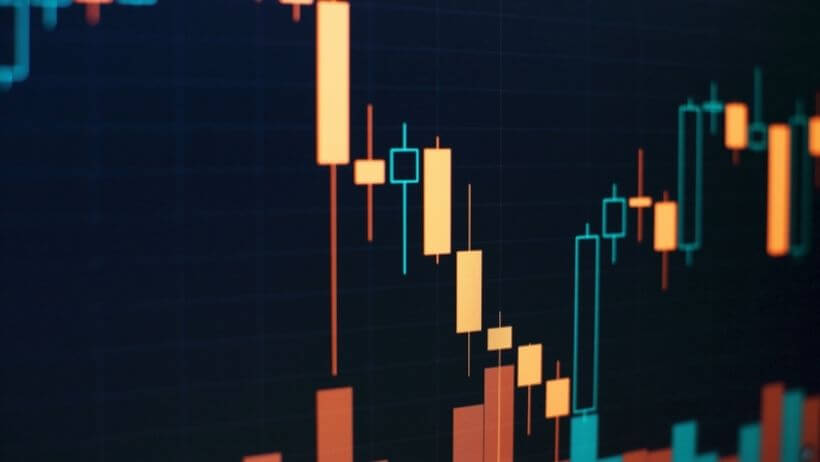 Un graphique obtenu à partir d'indicateurs techniques